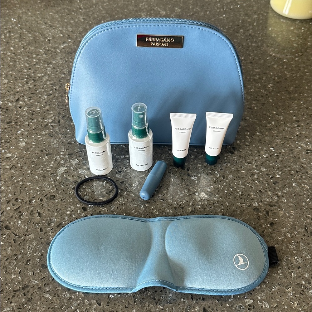 Salvatore Ferragamo Turkish Airlines Luxury Traveler Kit